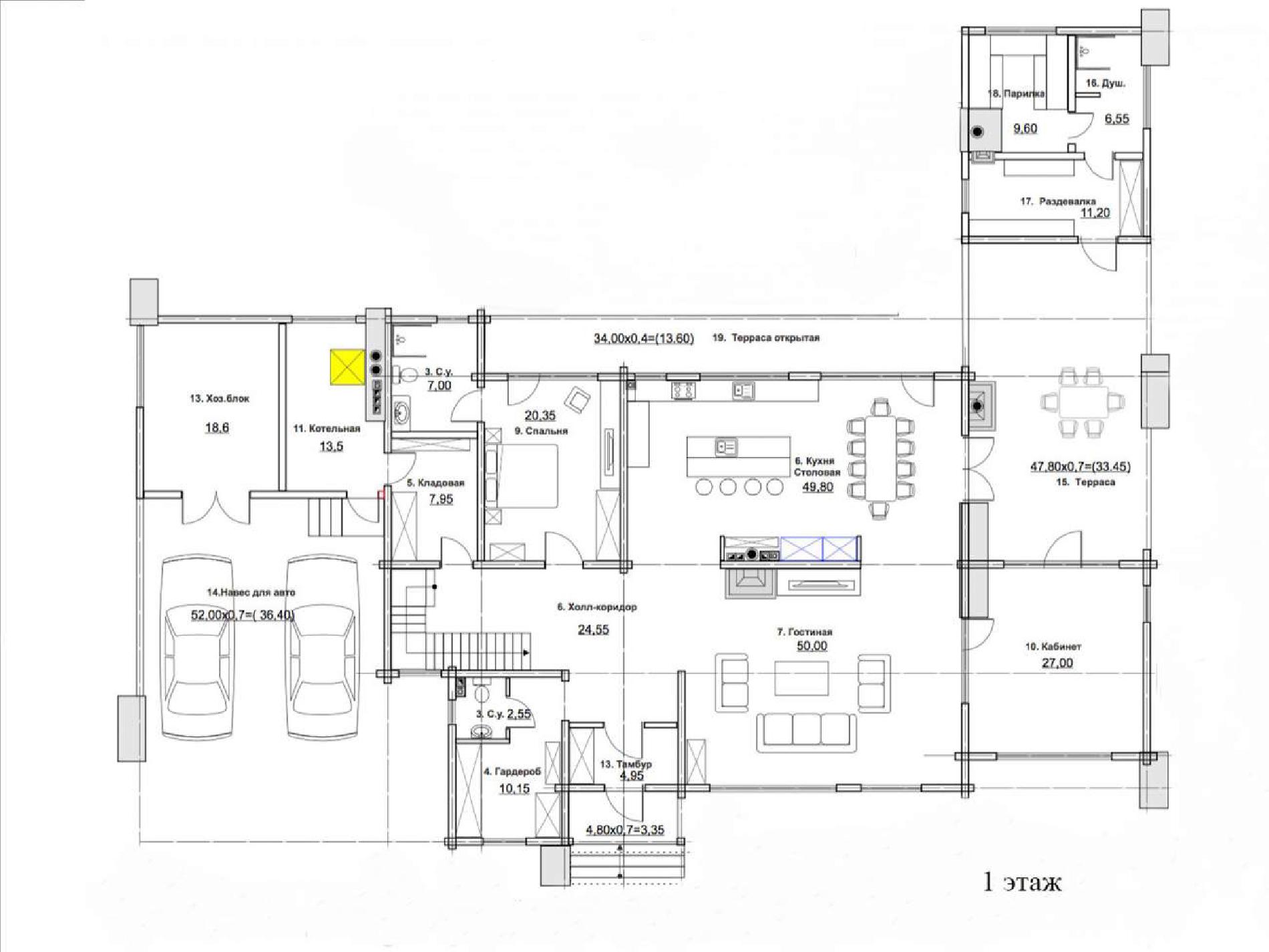 Планировка проекта дома №rh-616 rh-616 (1)p.jpg